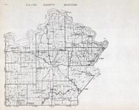 Saline County, Elmwood, Grand Pass, Cambridge, Arrow Rock, Salt Pond, Black Water, Missouri State Atlas 1940c